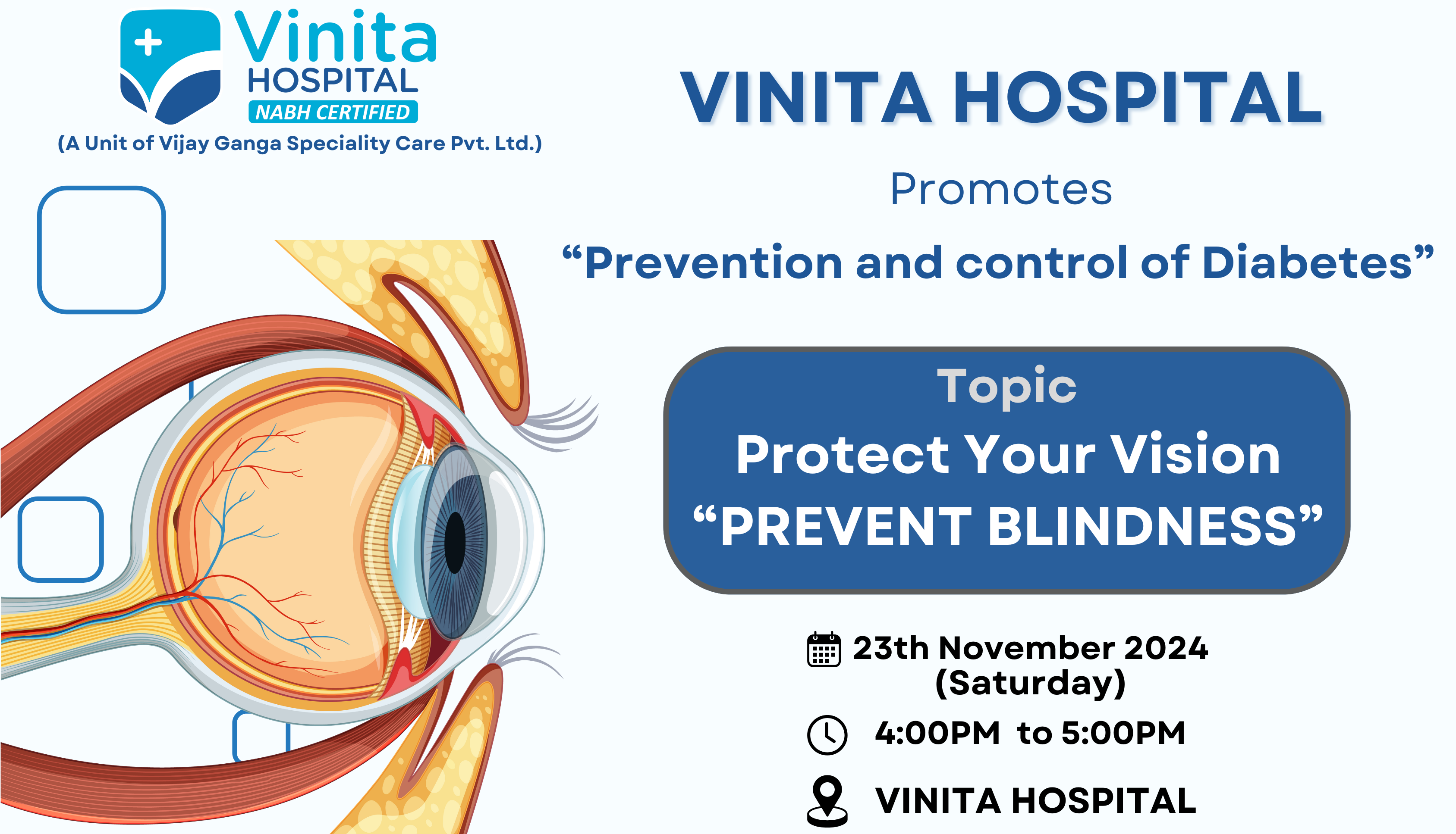 "Prevent Blindness" - Protect your vision